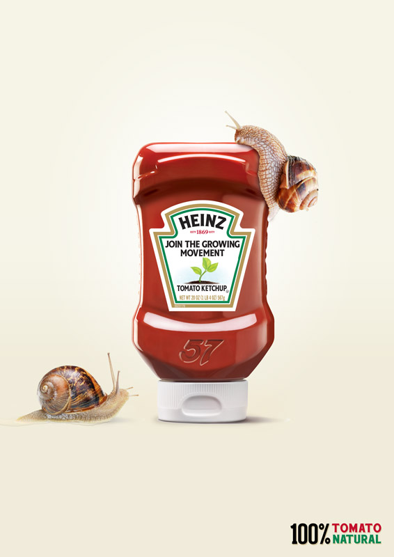 Publicité Heinz - 100% tomates